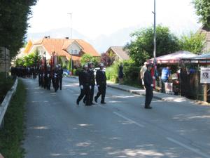 Predaja novozgrajenega prizidka k Gasilskem domu v Prebačevem 3